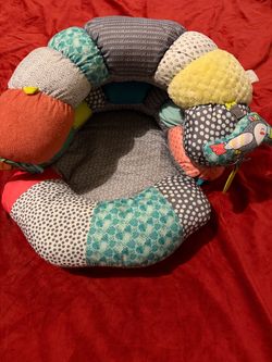2 in 1 Baby Tummy Time Mat & Support Seated Pillow