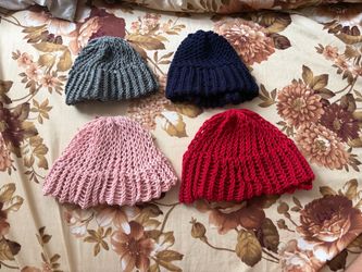 Handmade Loom Knit Beanie Hat