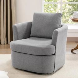 Carino Swivel Accent Chair Gray