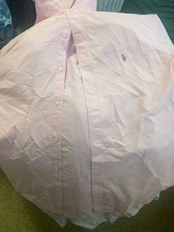 Ralph Lauren pink polo shirt  2xl long sleeve oxford shirt