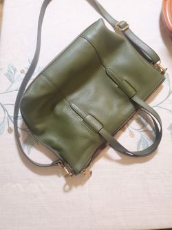 FOSSIL green bag