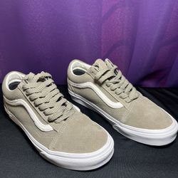 Vans Old Skool Shoes Gray/White Size Men’s 6.5 Women’s 8