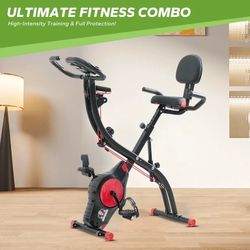 HAPBEAR 3 in 1 Folding Exercise Bike - Used