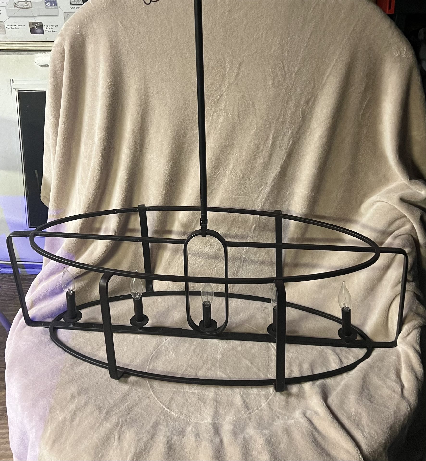 Large Chandelier Bronze Finish