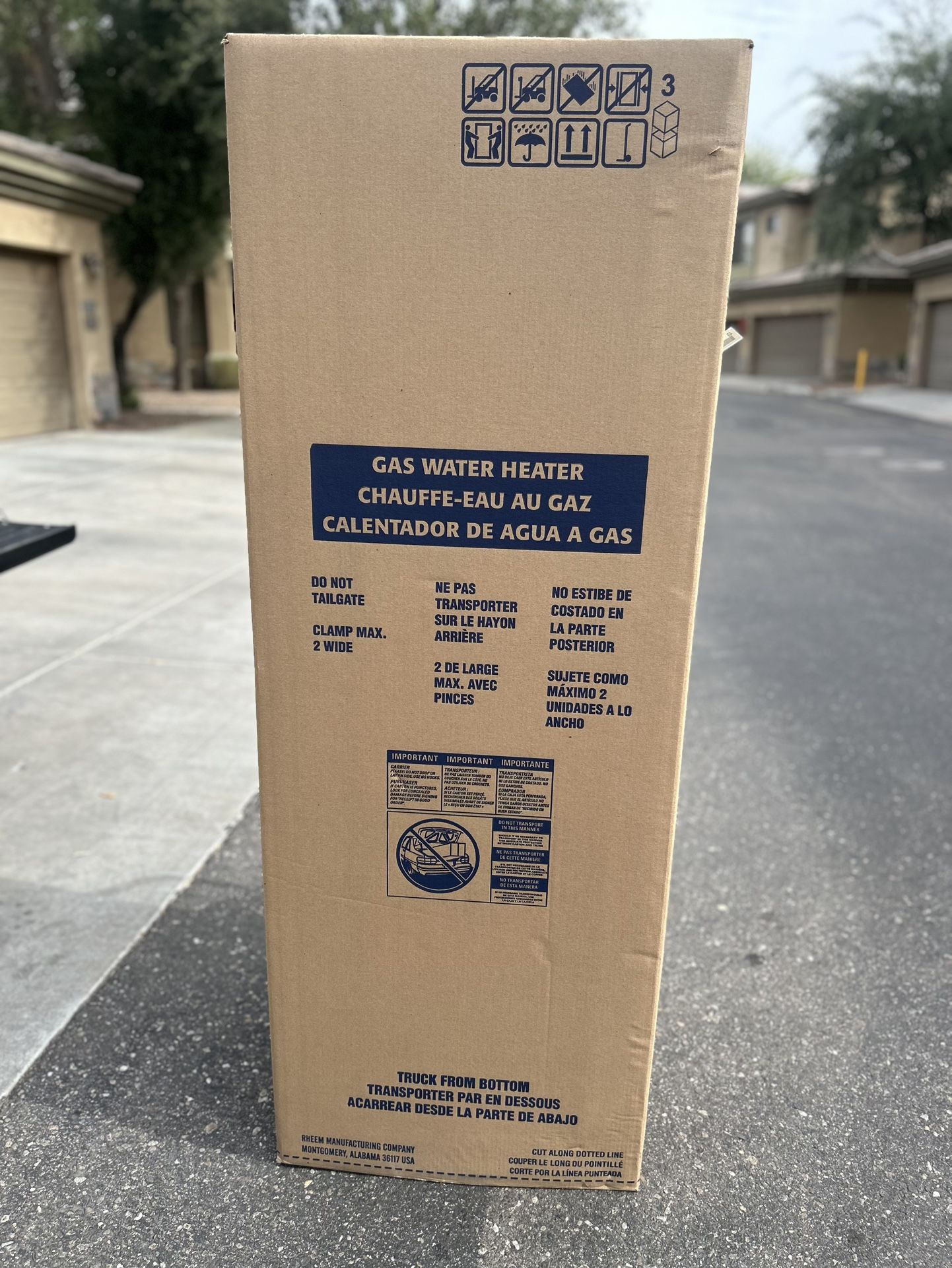 40 Gallon Gas Water Heater Never Opened