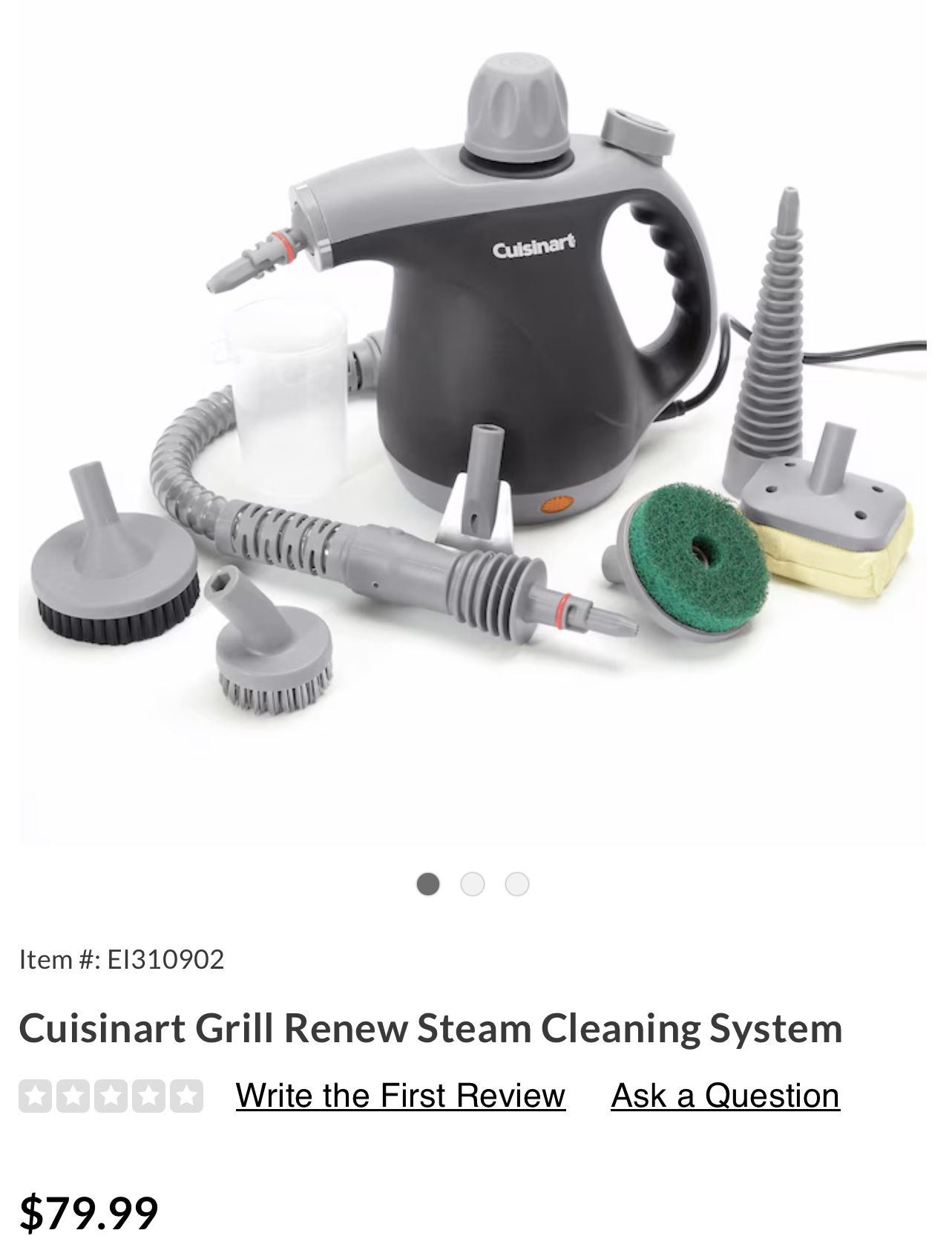 Cuisinart Grill Cleaning Steamer