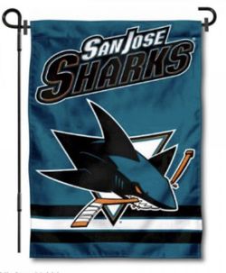 San Jose Sharks garden flag