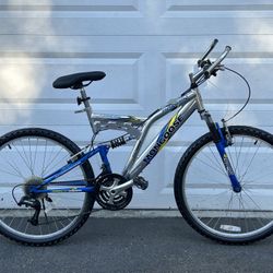 Aluminum Mountain Bike MONGOOSE Full Suspension Tire26 Frame 18