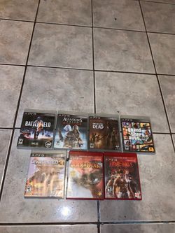 Pick up onlyyyy!!! 4 ps3 games (Battle field 3, Assassins creed, uncharted 3, andTekken left only