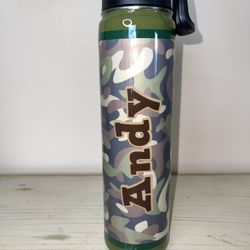 Military Camouflage Personalized Tumbler 