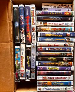 90s Nostalgia Family VHS Movie Lot (20+ Tapes) - MOLD FREE! Like new condition!!!
