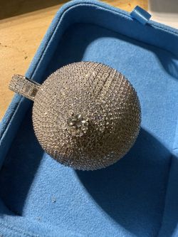 Lab Diamond Moissanite Pokeball Pendant 