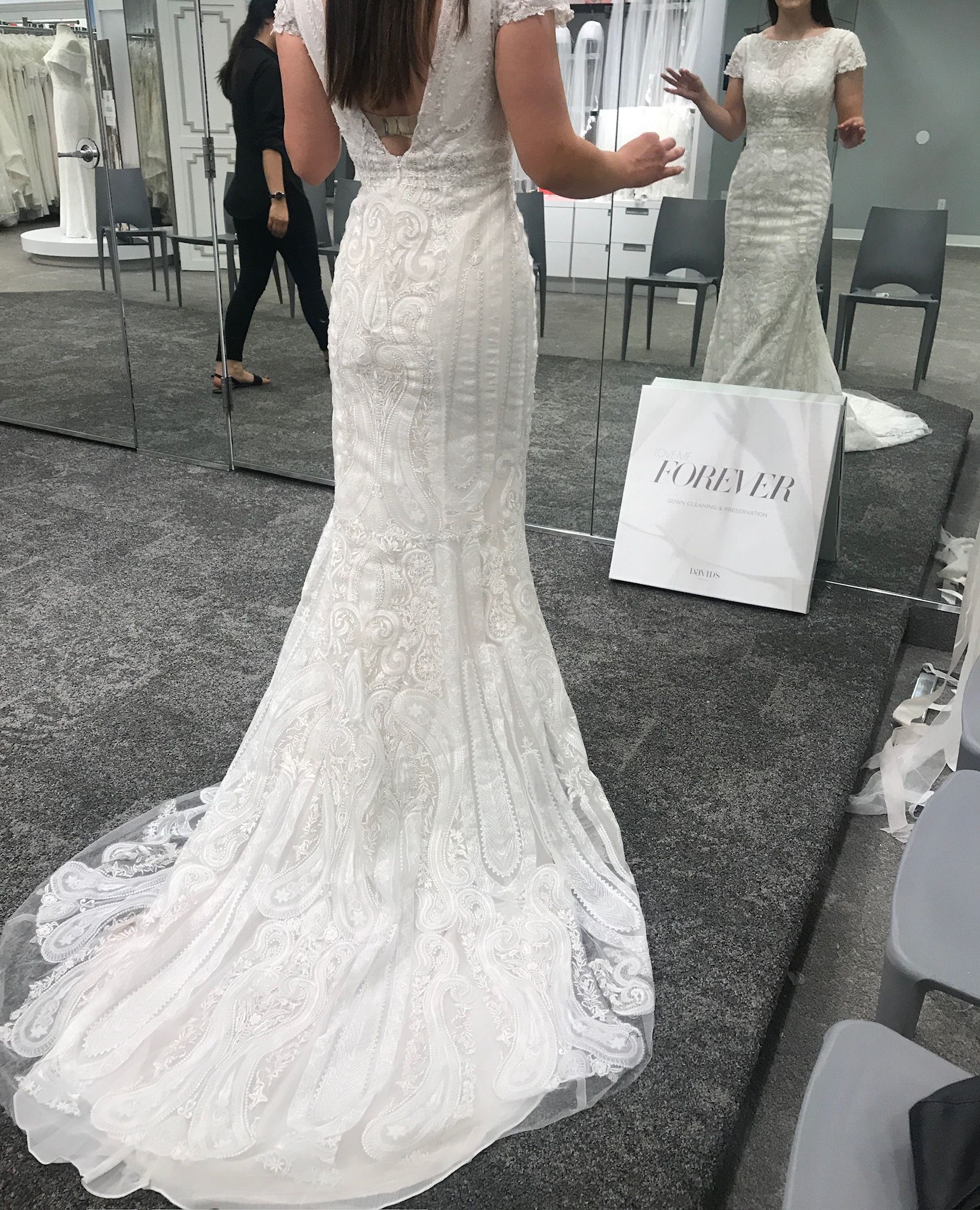 David’s Bridal Wedding Dress Ivory