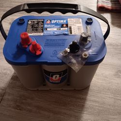 Optima Bluetop Marine Duel Purpose High Performance AGM Battery