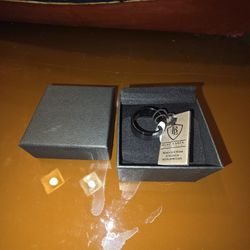 Blac Label Heritage Tungsten Men's Silver & Balck Band Ring
 Size 8
 New w Tag / Box