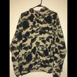 Bape A Bathing Ape Reversible Windbreaker Jacket