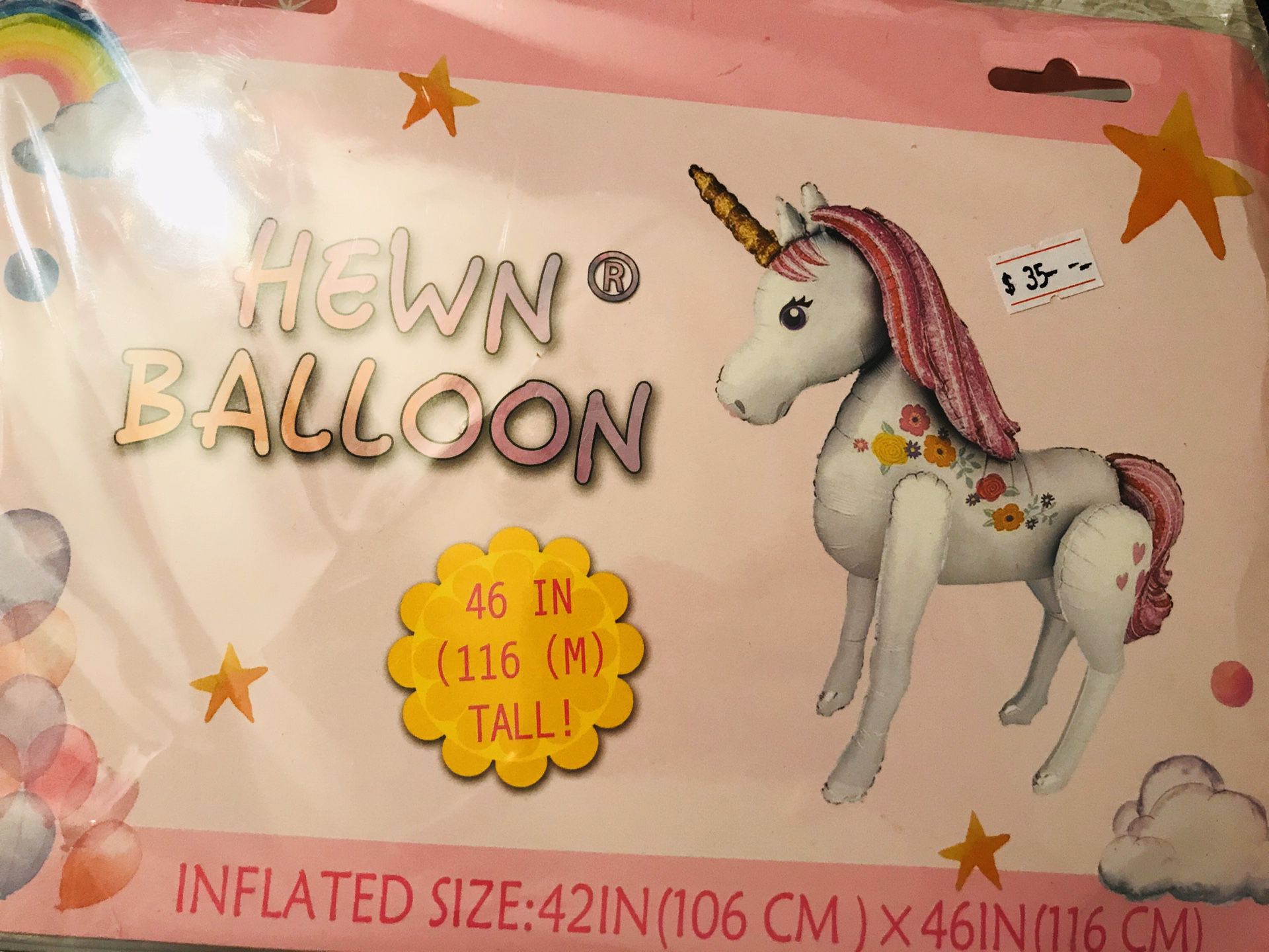 Unicorn balloons