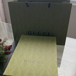 Gucci bag and box