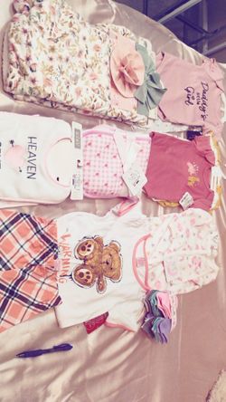 Baby Clothes Brand New 6 To 9 Months  30$ Obo