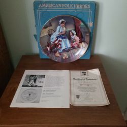 "Betsy Ross" American Folk Heroes Collectors Plate