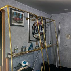 Gold Closet Racks 