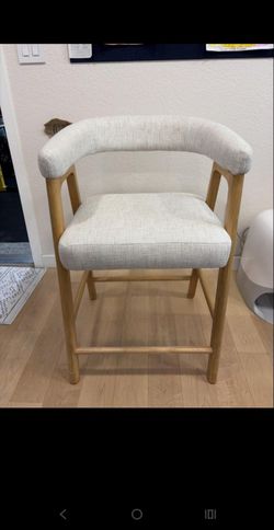 Wooden bar stool