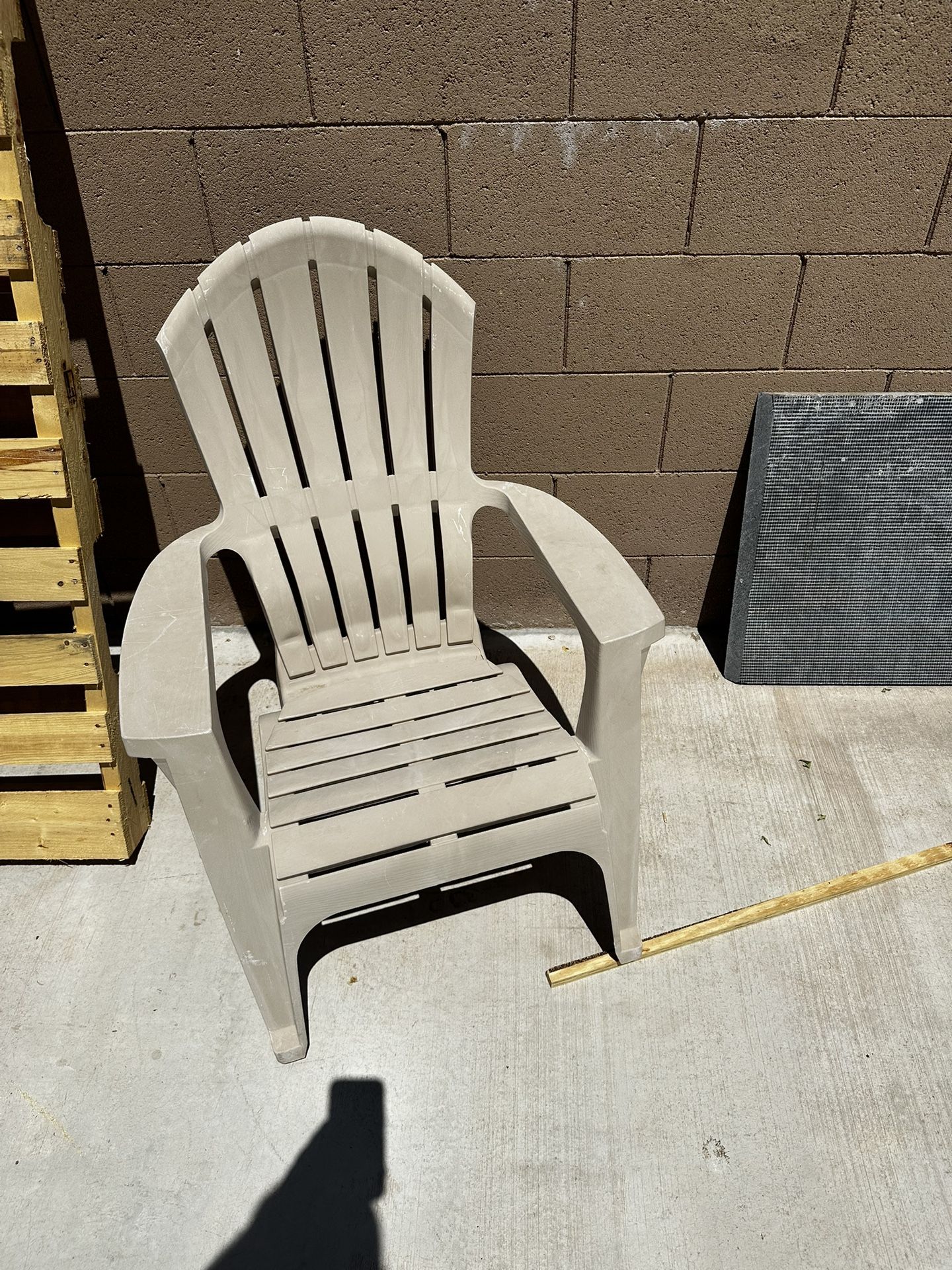 Plastic Adirondack Chair (free)