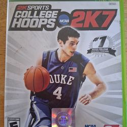 College Hoops NCAA 2K7 XBox 360 Game