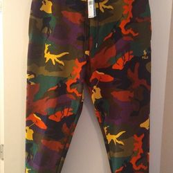 Men's POLO RALPH LAUREN Camo Joggers XXL - NEW 