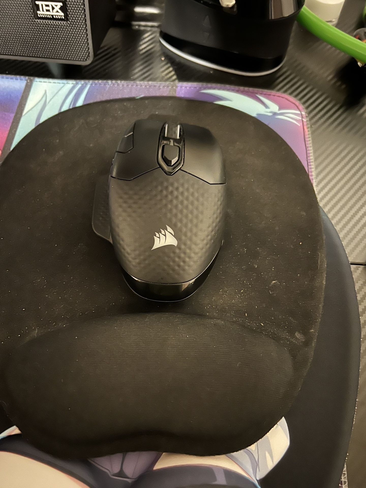 Mouse Pad With Gel Wrist Rest
