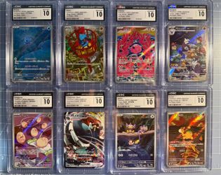 CGC 10 Gem Mint Japanese Pokémon Art Rare Cards