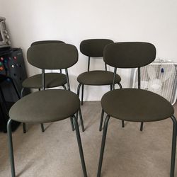 4 IKEA Ostano Green chair