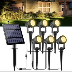 6 Solar Spot Lights Outdoor