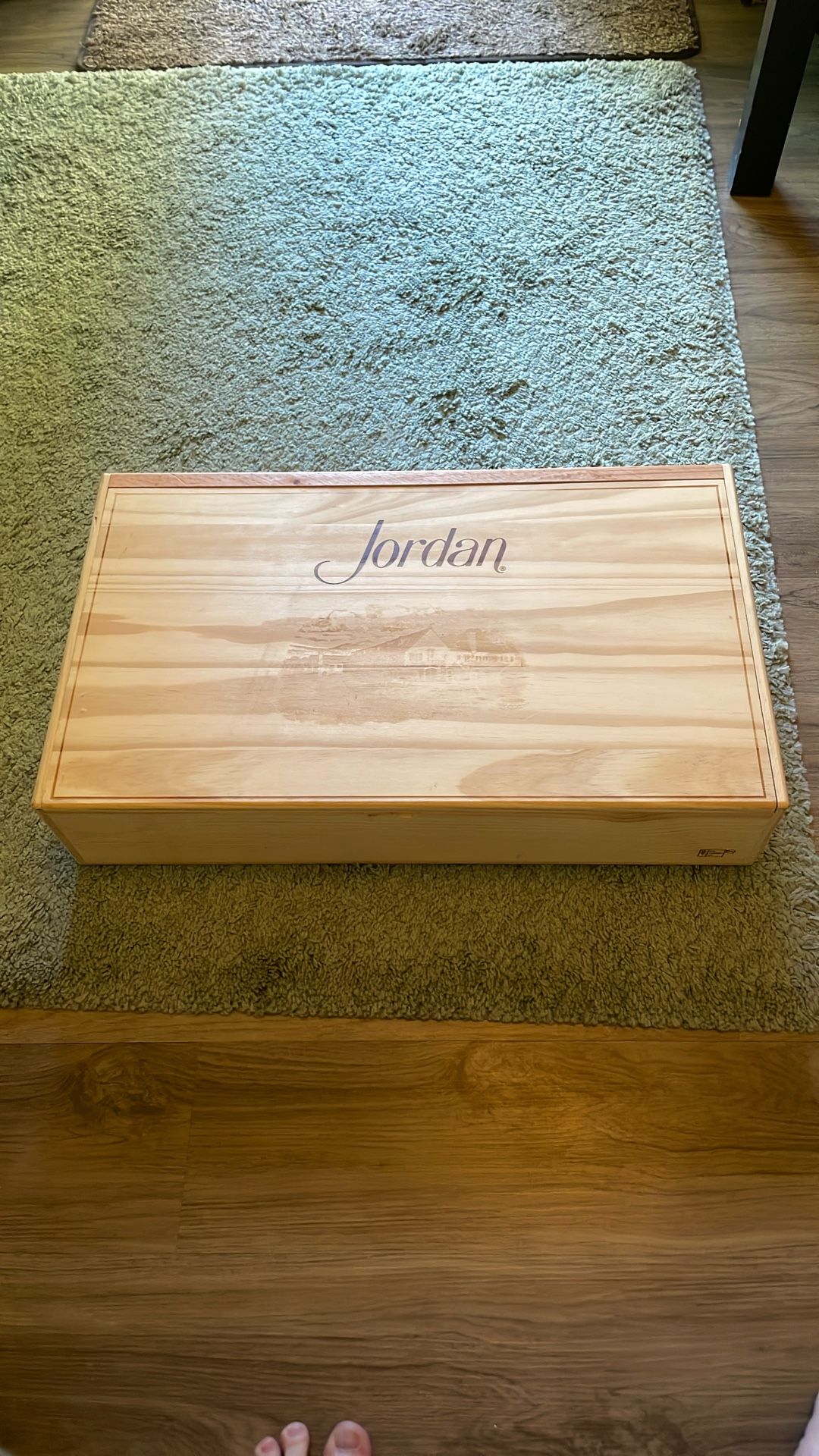 Wooden Jordan Wine Box (Free!)