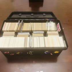 Vintage Baseball Card Collection box