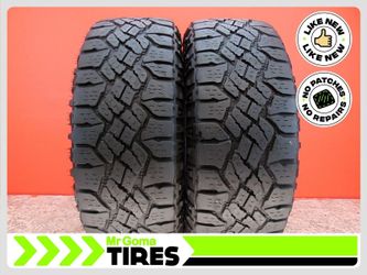 2 GOODYEAR WRANGLER DURATRAC LT275/65R18 USED TIRES 9.4/32 TREAD 113/110Q