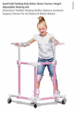 GanFindX Folding Skating Helper for Toddlers & Kids - Adjustable Heightt