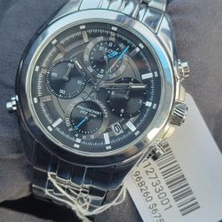 Bulova Men's Watch Precisionist 96B260 Chronograph Quartz Gray Dial Date 44mm $675