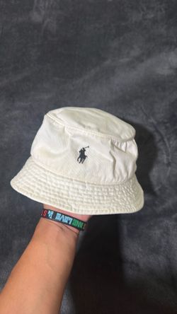White polo bucket hat