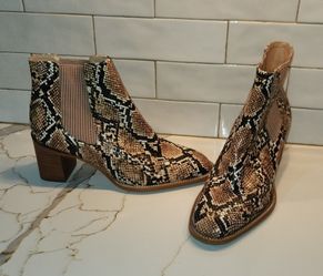 Vince Camuto Heel Boot Snakeskin