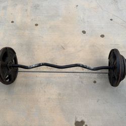 Heavy Adjustable Curl Bar 