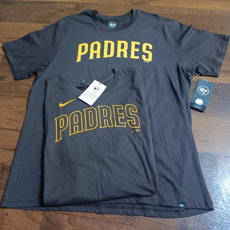 San Diego Padres Men's Brown Nike/'47 Brand Cotton Tee's 2-pc Set