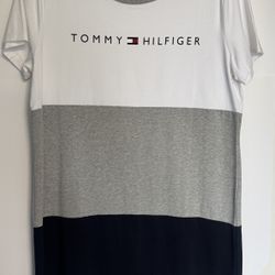 Tommy Hilfiger Color Block T-Shirt Dress  Size L