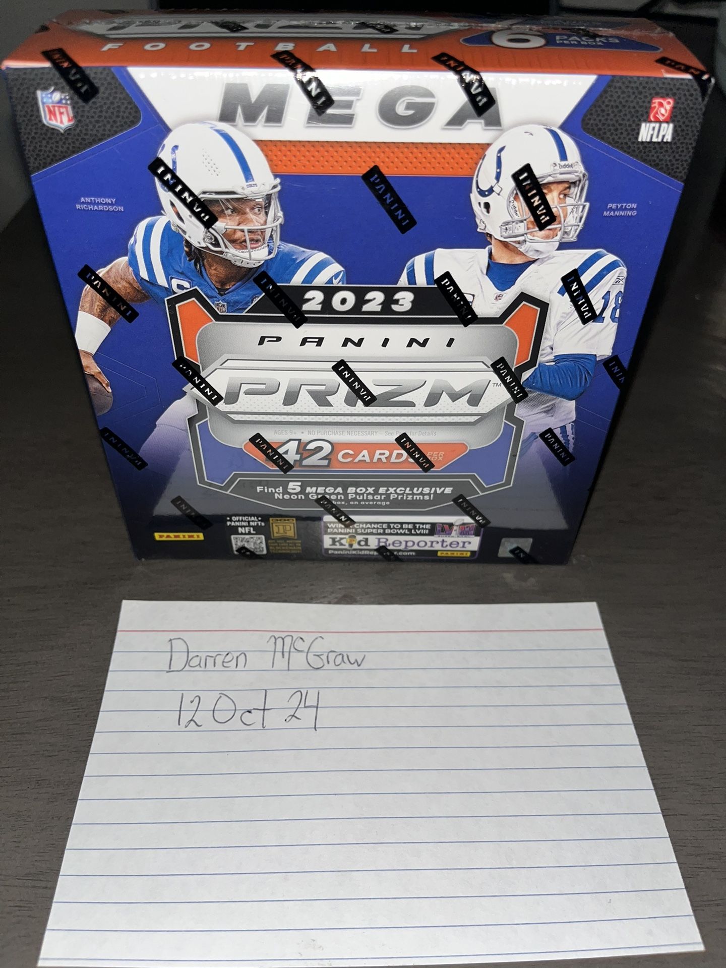 2023 Prizm Football Mega Box 