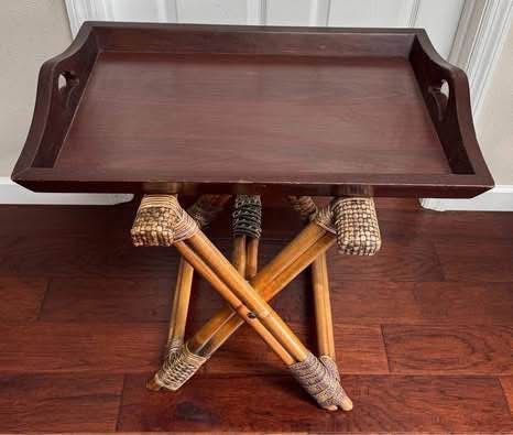 BOHO Decorative Tray and Foldable Stand just $8