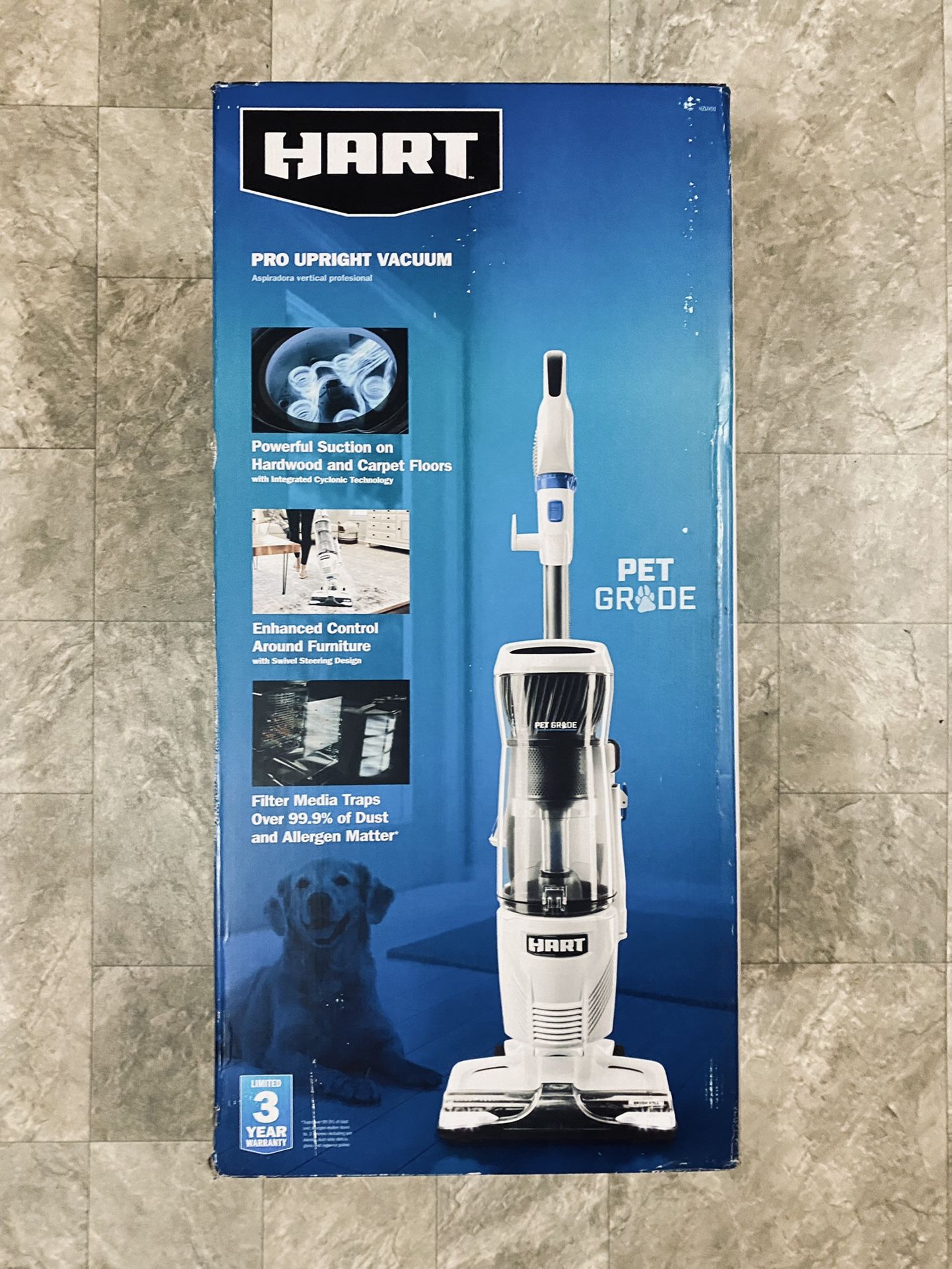 HART Pro Bagless Upright Vacuum w HEPA Media Filter