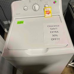 HOTPOINT HTW240ASKWS 3.8 cu. ft. White Top Load Washer TRPIC