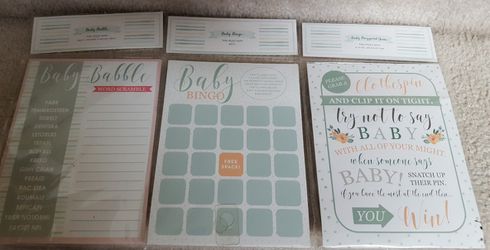 NEW Baby Shower/ Gender Reveal Party Games