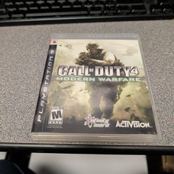 Call of duty 4 modern warfare ps3