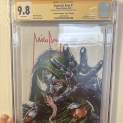 Cgc 9.8 Yellow Label Fantastic Four #1 Marvel Comics, 9/25 SIGNED & SKETCH BY MICO SUAYAN ON 8/16/25